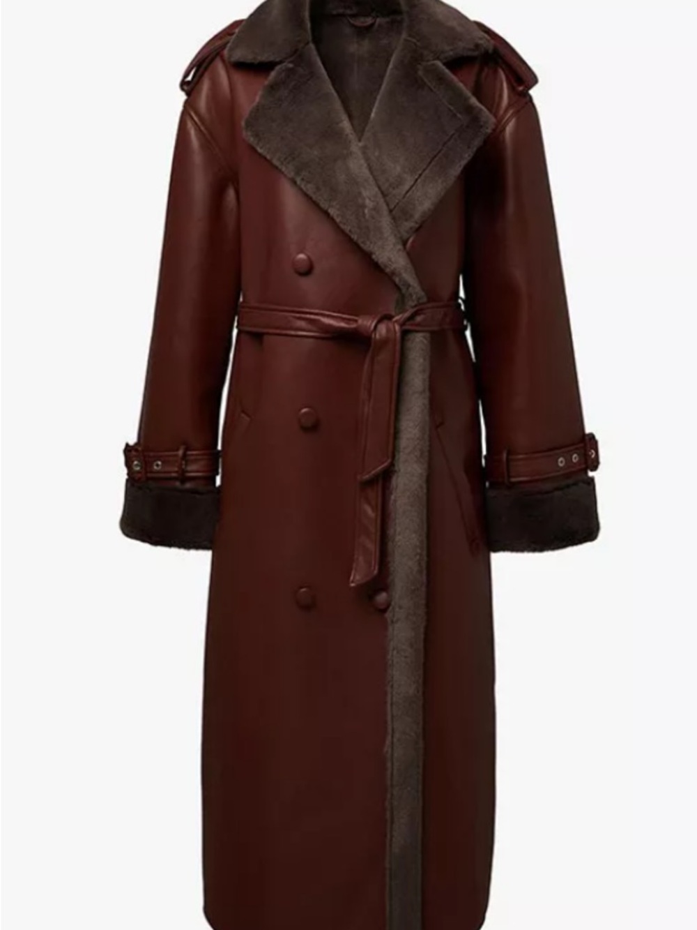 WeWoreWhat Faux Fur Coat - Gray
